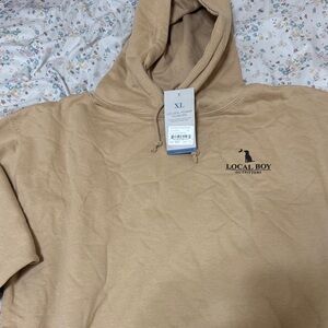 Local Boy Outfitters Tan Hoodie brand new with tags